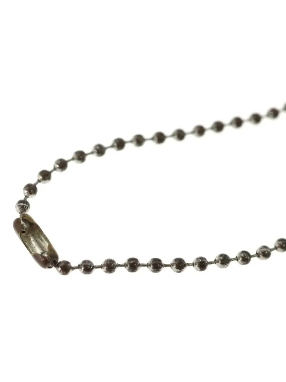 Chrome Hearts Rubber CH Small CH Cross Necklace Silicone Clear